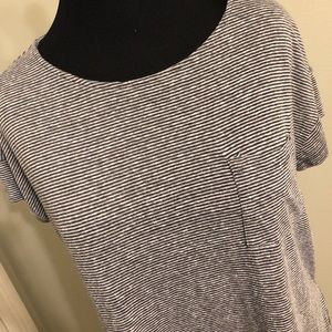 Forever 21 Grey Striped Top